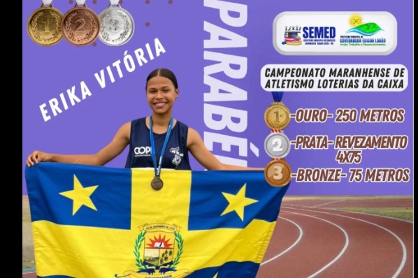 Atletas do município se destacam no Campeonato Maranhense de Atletismo