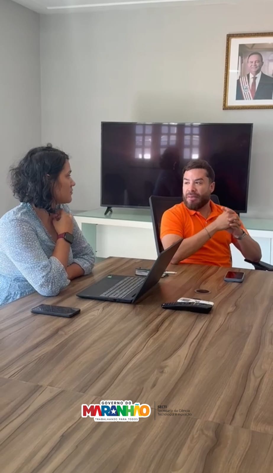 Visita institucional a SECTI em São Luis