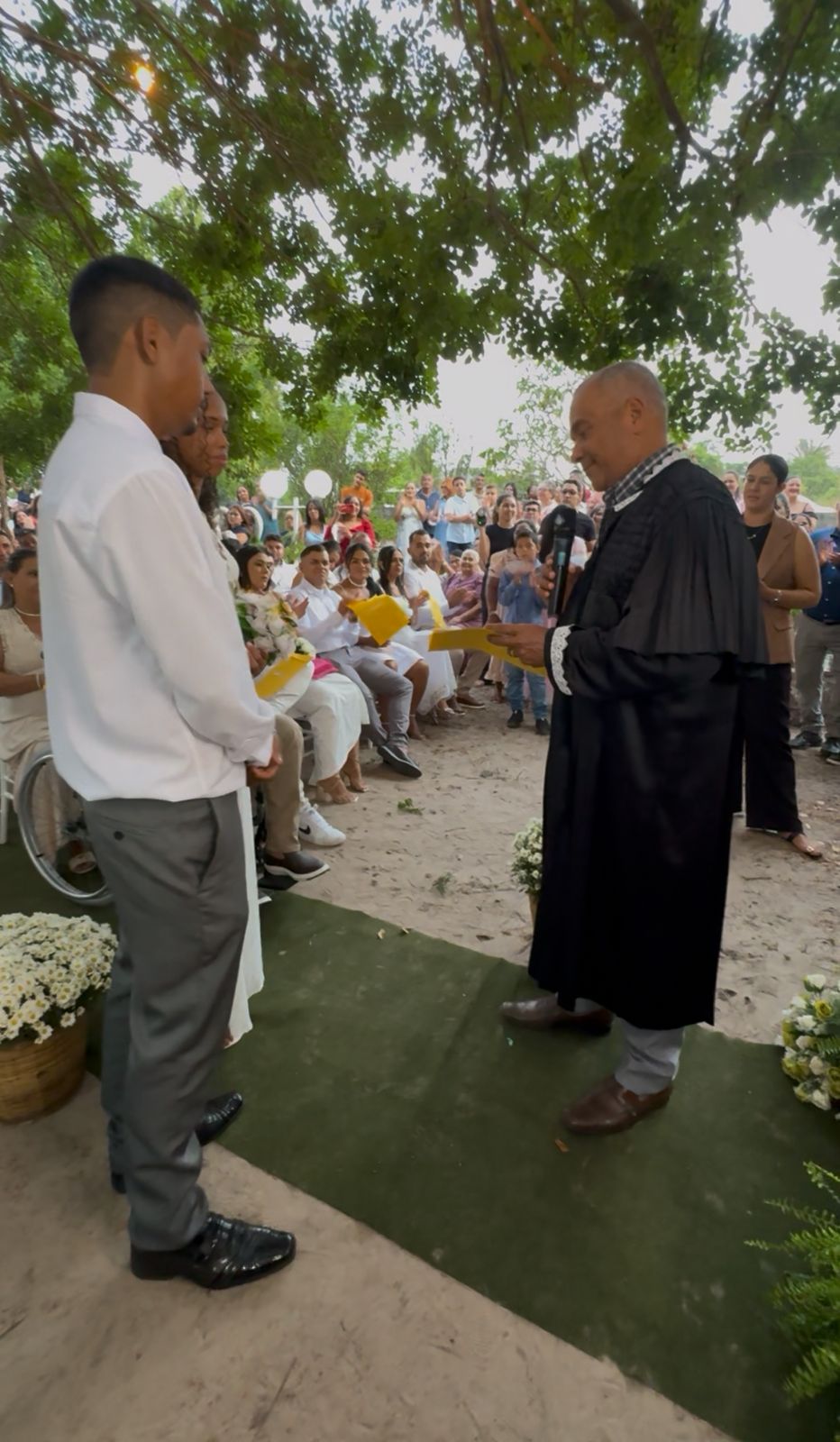 54 casais oficializam união na 7ª edição do Casamento Comunitário
