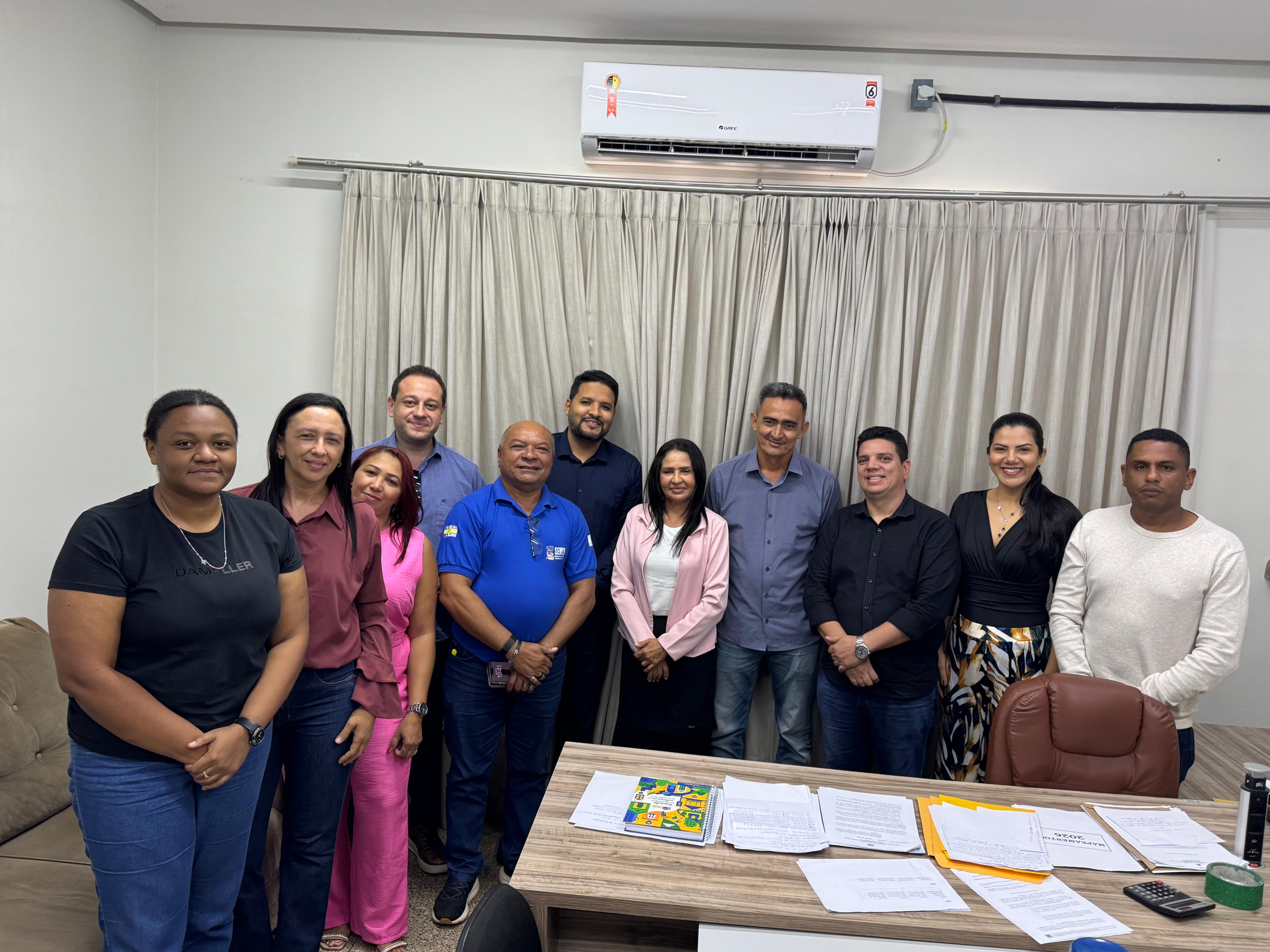 Reunião Institucional com gestão Municipal e o SINTEEGEL