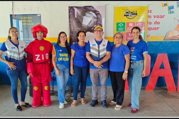 Blitz Educativa do Maio Amarelo promove conscientização e cuidados com a saúde em Governador Ed...