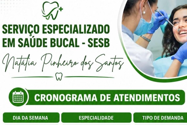 SESB amplia atendimentos especializados em saúde bucal na UBS Almerinda Cardoso