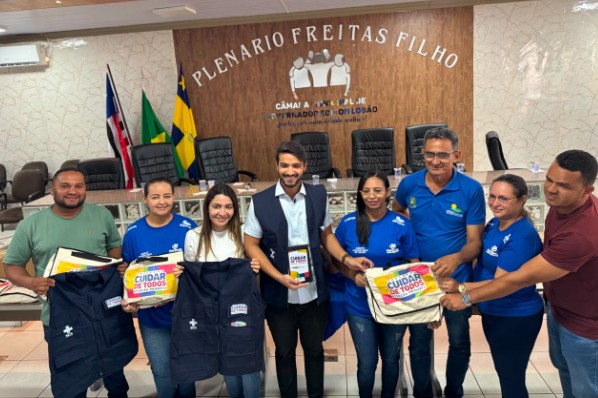 Agentes de Saúde e de Endemias recebem kits de trabalho em Governador Edison Lobão