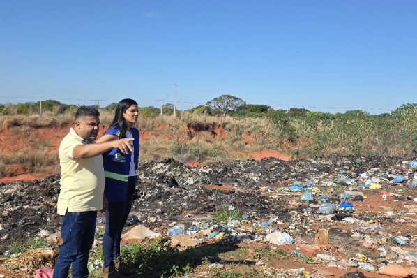 Secretaria Municipal de Meio Ambiente realiza visita técnica ao lixão municipal