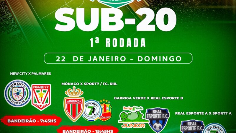 Oito times disputam o sub-20 municipal de futebol amador edição 2023