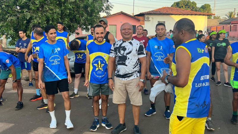 Dia dos Pais é comemorado com corrida que reuniu atletas profissionais e amadores de Governador Edison Lobão