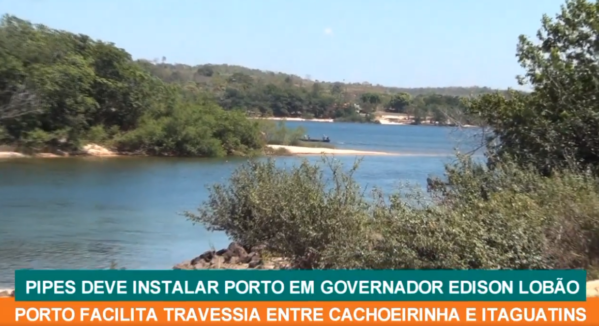 Empresa PIPES pretende instalar balsa para fazer a travessia do Rio Tocantins entre Governador Edison Lobão/Itaguatins