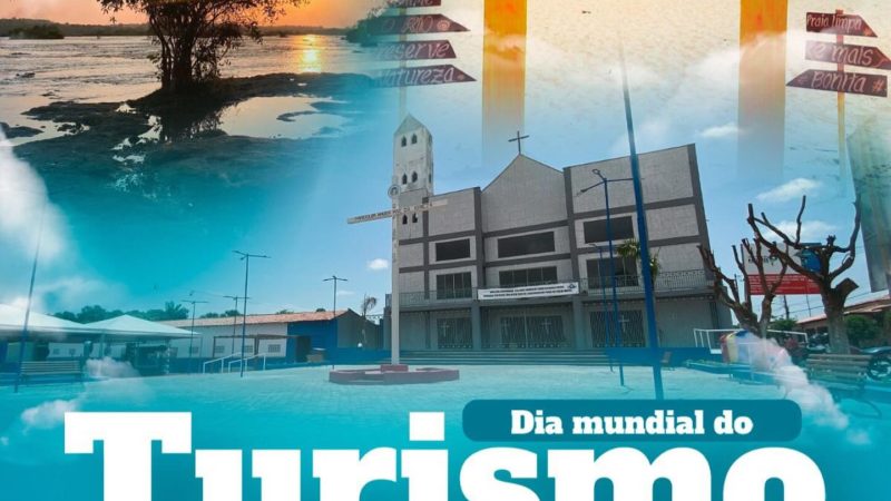 Prefeitura lembra o Dia Mundial do Turismo com publicação no site oficial da gestão municipal