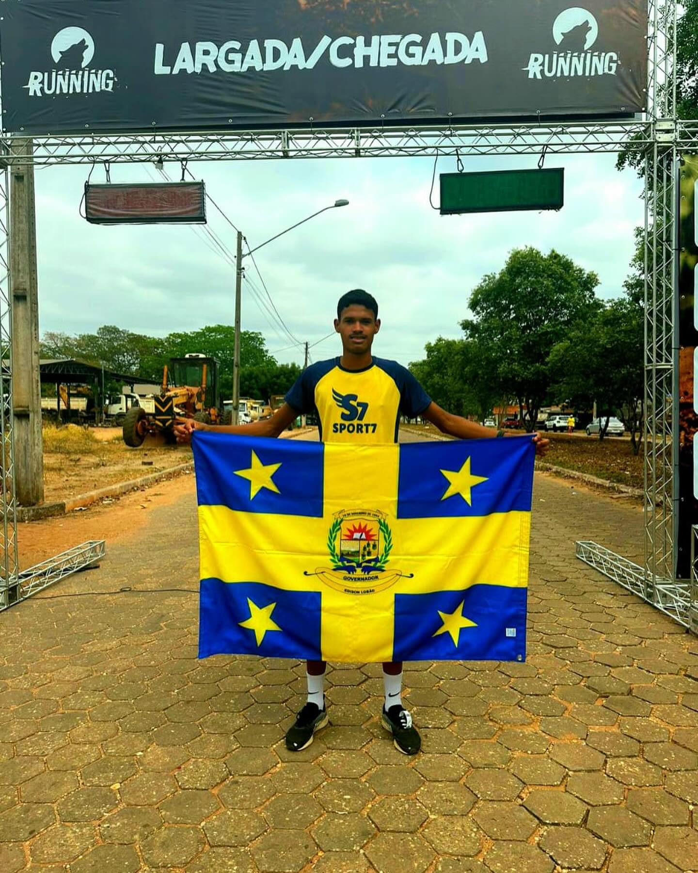 Atleta de Governador Edison Lobão representa o município em corrida realizada em Imperatriz