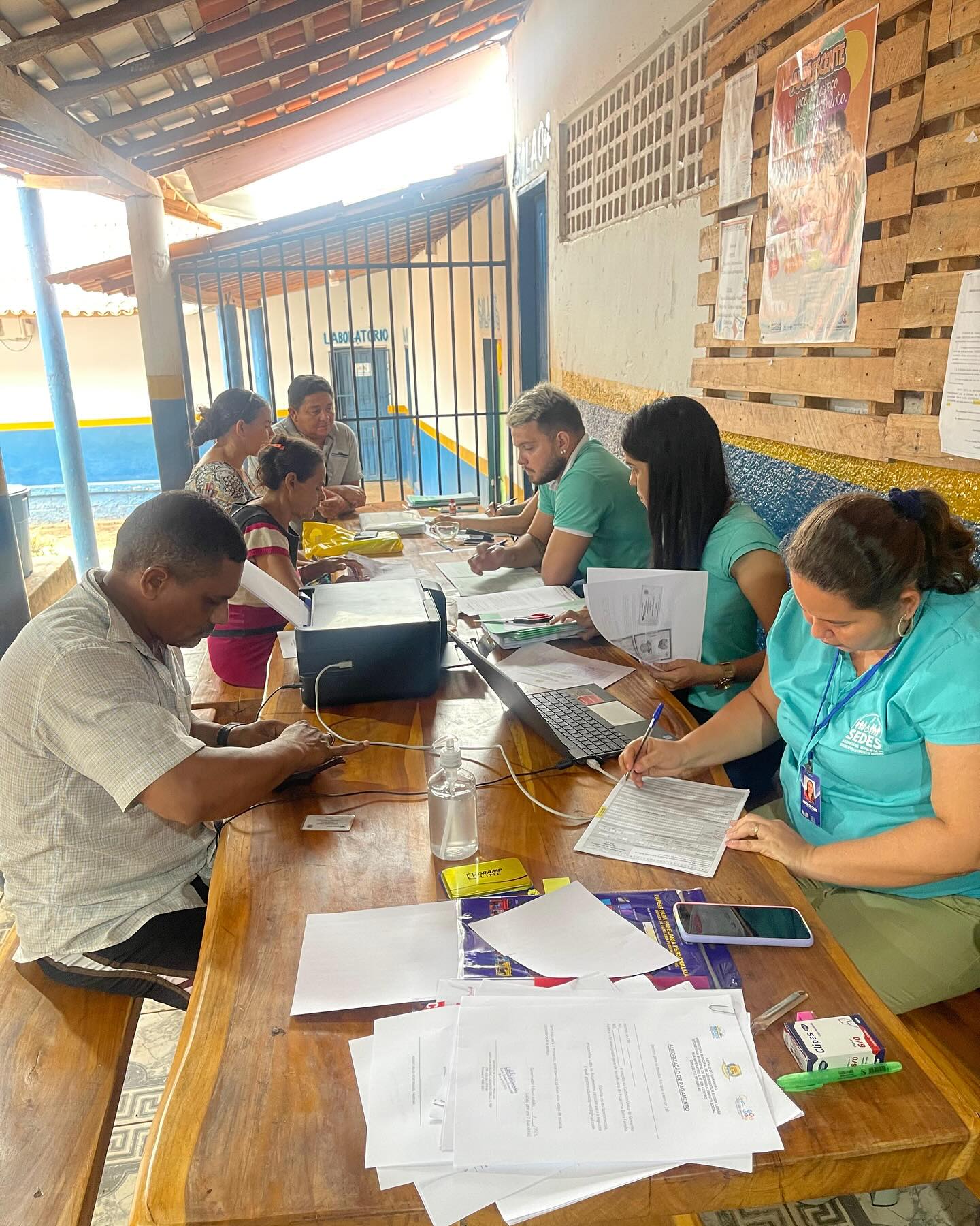 Comunidade do Setor Agricola recebe atendimento durante itinerância da SEDES