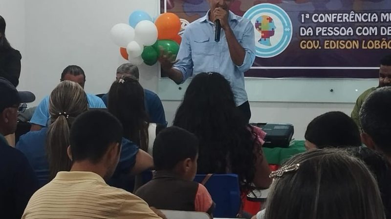 Conferência discute direitos da pessoa com deficiência no município de Governador Edison Lobão