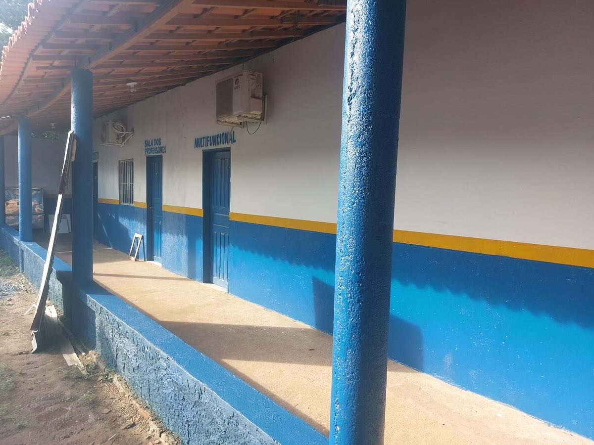 Escola Vital Brasil recebe pintura nova e climatização de todas as salas de aula